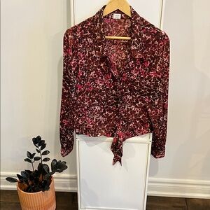 Wilfred Tie-Front Blouse